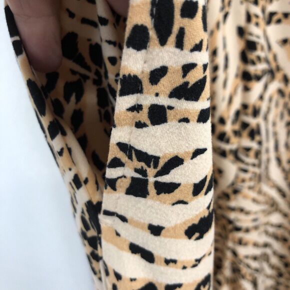 Comfort Code By Cuddle Duds Plus 3X Jumpsuit Romper With Pockets Animal Print - Picture 9 of 13